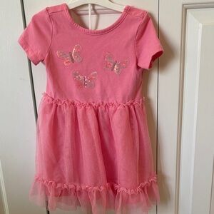 Cat & Jack Pink Tulle Butterfly Dress